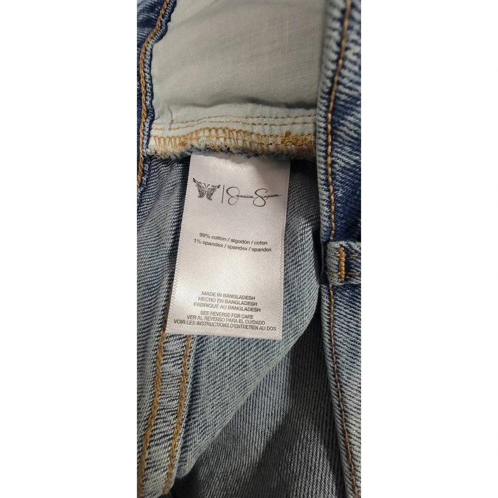 Jessica Simpson Women's Buttercup Wide Leg Boyfriend Medium Wash Jeans 16W P NWT